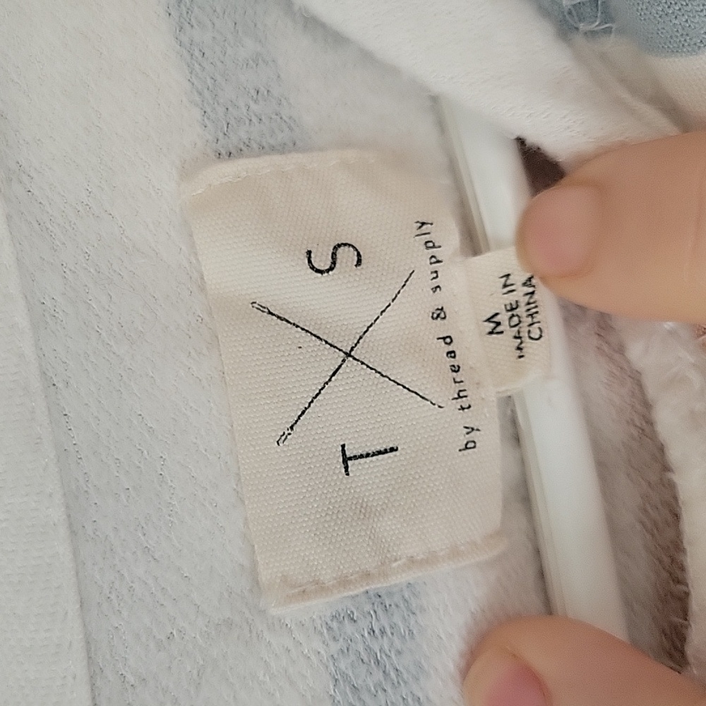 2/$15 Striped Summer Hooded Top - Picture 5 of 6